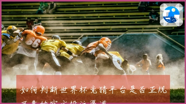 如何判断世界杯竞猜平台是否正规可靠的官方投注渠道