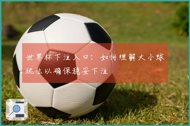 世界杯下注入口:如何理解大小球玩法以确保稳妥下注